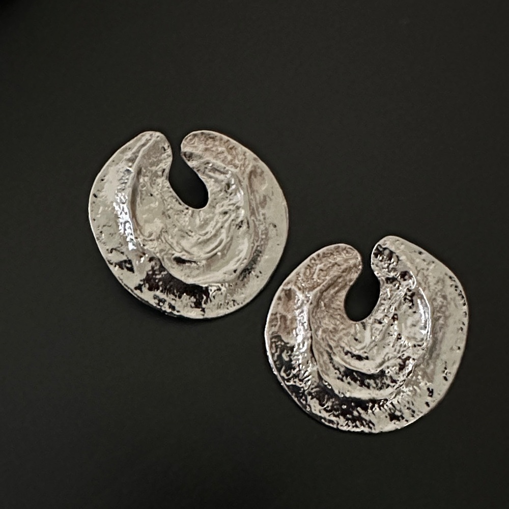 Elegant Silver-Tone Earrings
